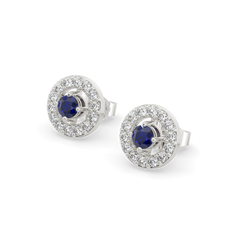 Wink of Protection - Lab Diamond Stud Earrings