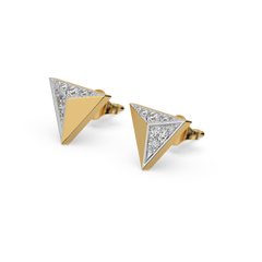 Prism Point - Lab Diamond Stud Earrings