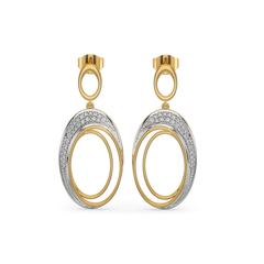 Tidal Grace - Lab Diamond Drop Earrings