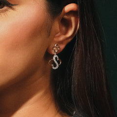 Clover S-Drops - Lab Diamond Earrings