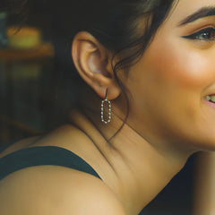 Elegant - Lab Diamond Drop Earrings