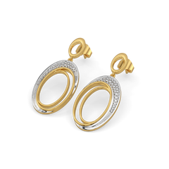 Tidal Grace - Lab Diamond Drop Earrings