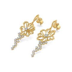 Flora Dewdrops - Lab Diamond Earrings