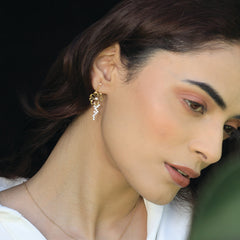 Flora Dewdrops - Lab Diamond Earrings