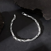 Silver Dude's Delight Bracelet For Him