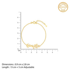 Golden Triple Sabine Bracelet