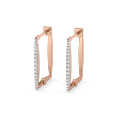 Blush Huggies - Lab Diamond Earrings