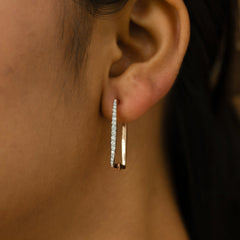 Blush Huggies - Lab Diamond Earrings