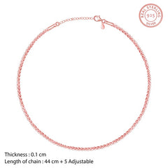 Rose Gold Radiant Beam Chain