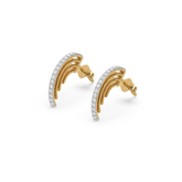 Classic Diamond Hoops - Lab Diamond Earrings