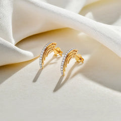 Classic Diamond Hoops - Lab Diamond Earrings