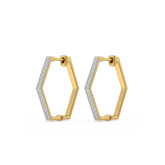 Classic Huggies - Lab Diamond Earrings