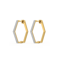 Classic Huggies - Lab Diamond Earrings