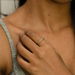 Classic Slim - Lab Diamond Band Ring