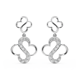 Clover S-Drops - Lab Diamond Earrings