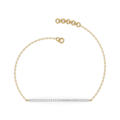 Row of Radiance - Lab Diamond Bracelet