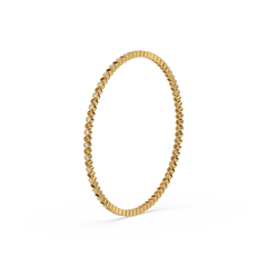 Beaded - Lab Diamond Bangle