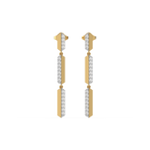 Power Play Drops - Lab Diamond Earrings