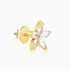 Golden Lily Earrings