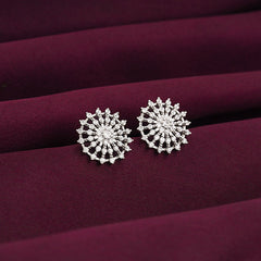 Silver Wheel of Life Earrings