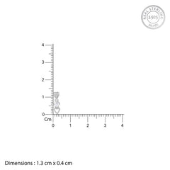 Silver Silly Heart Earrings