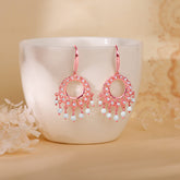 Rose Gold Mohini Earrings