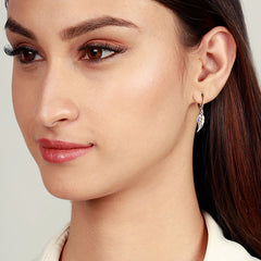 Silver Wings In The Air Earrings