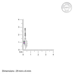 Silver Wings In The Air Earrings