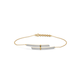 Edge of Elegance - Lab Diamond Bracelet