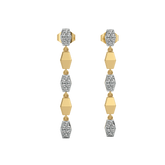 Edge of Glam - Lab Diamond Drop Earrings