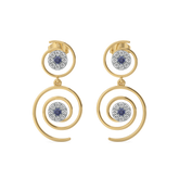 Evil Eye Elixir - Lab Diamond Drop Earrings
