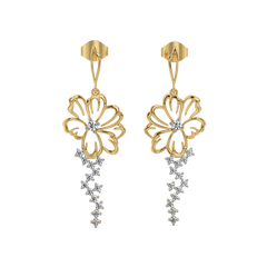 Flora Dewdrops - Lab Diamond Earrings