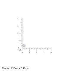 Gold Dazzling Leaf Diamond Nose Pin