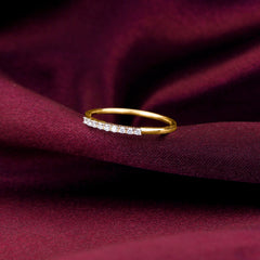 Gold Sparkling Diamond Ring