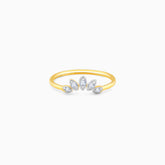 Gold Sun Dance Diamond Ring