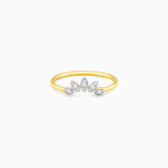 Gold Sun Dance Diamond Ring