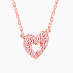Rose Gold Forever Beat Kids Necklace