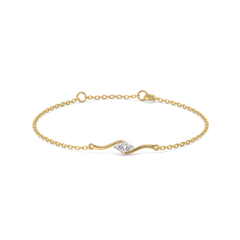 Astra Marquise - Pure Gold Lab Diamond Fashion Bracelet