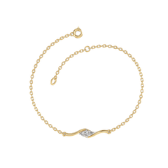 Astra Marquise - Pure Gold Lab Diamond Fashion Bracelet