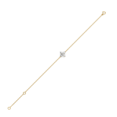 Tri-Shine - Pure Gold Lab Diamond Bracelet