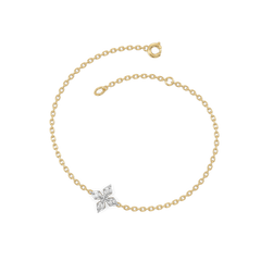 Tri-Shine - Pure Gold Lab Diamond Bracelet
