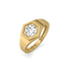 Classic Signet – Pure Gold Lab-Grown Diamond Men's Ring