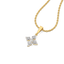 Tri-Shine - Pure Gold Lab Diamond Pendant