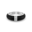 Shadow Seal - Lab Diamond Men's Black Ring