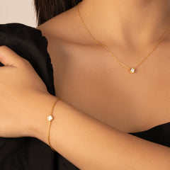 Eternal Shine - Lab Diamond Solitaire Bracelet