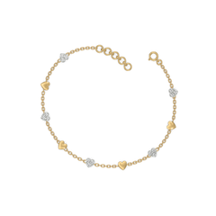 Beating Heart - Lab Diamond Station Bracelet