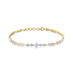 Majestic Arc - Lab Diamond Solitaire Bracelet