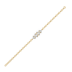 Fierce Aura – Lab Diamond Solitaire Bracelet