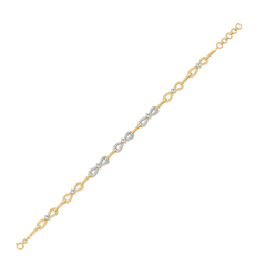 The Bow Knot - Lab Diamond Tennis Bracelet