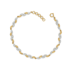 Whispering Leaf - Lab Diamond Tennis Bracelet